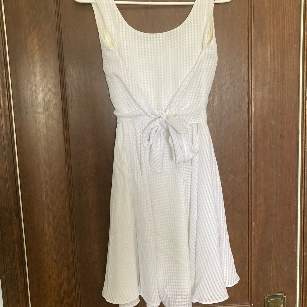 Adorable white dress mini dress